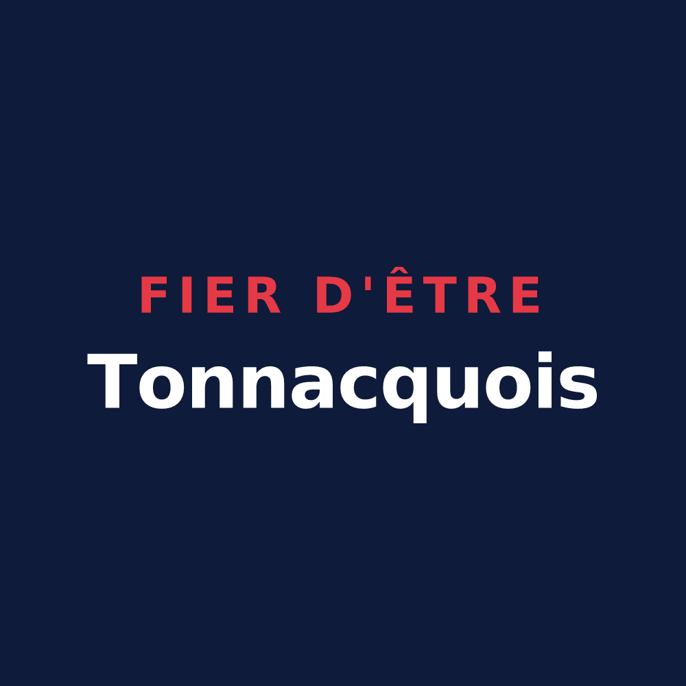 T-shirt « Fier d'être Tonnacquois » — design pour Tonnay-Charente