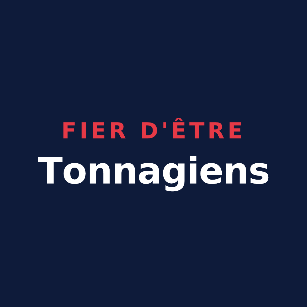 T-shirt « Fier d'être Tonnagiens » — design pour Tonnoy