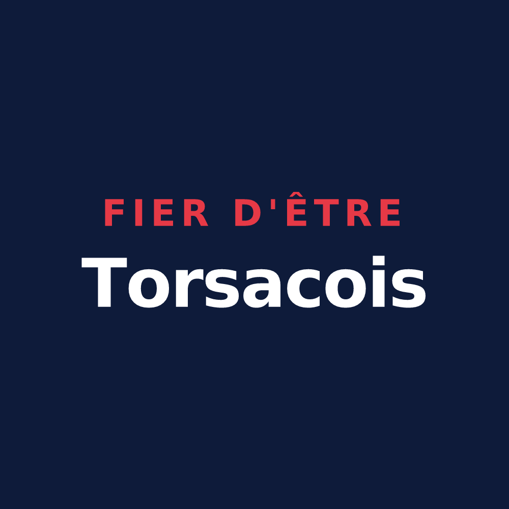 T-shirt « Fier d'être Torsacois » — design pour Torsac