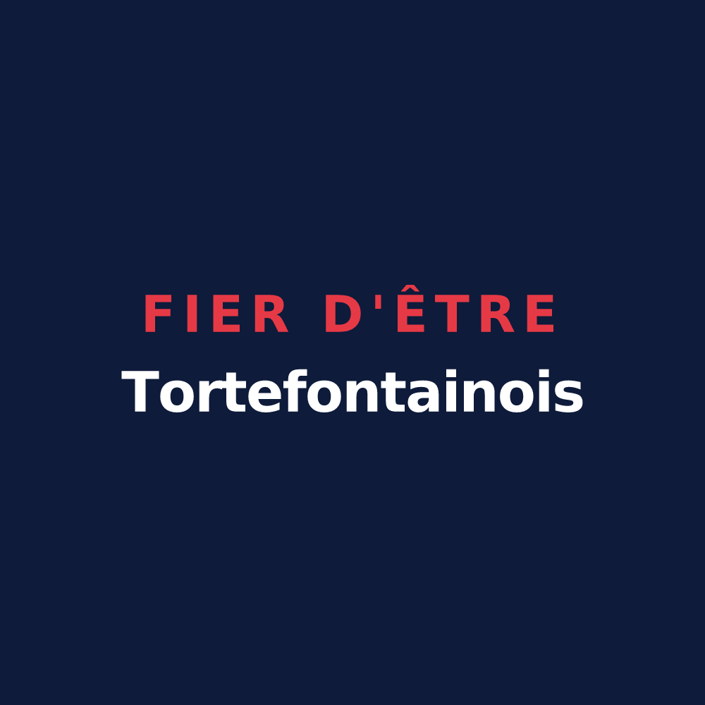 T-shirt « Fier d'être Tortefontainois » — design pour Tortefontaine