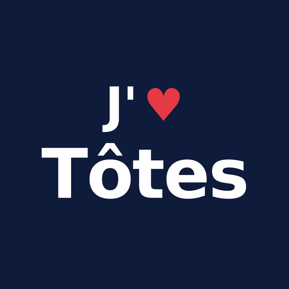 T-shirt personnalisé Tôtes — design J'aime Tôtes