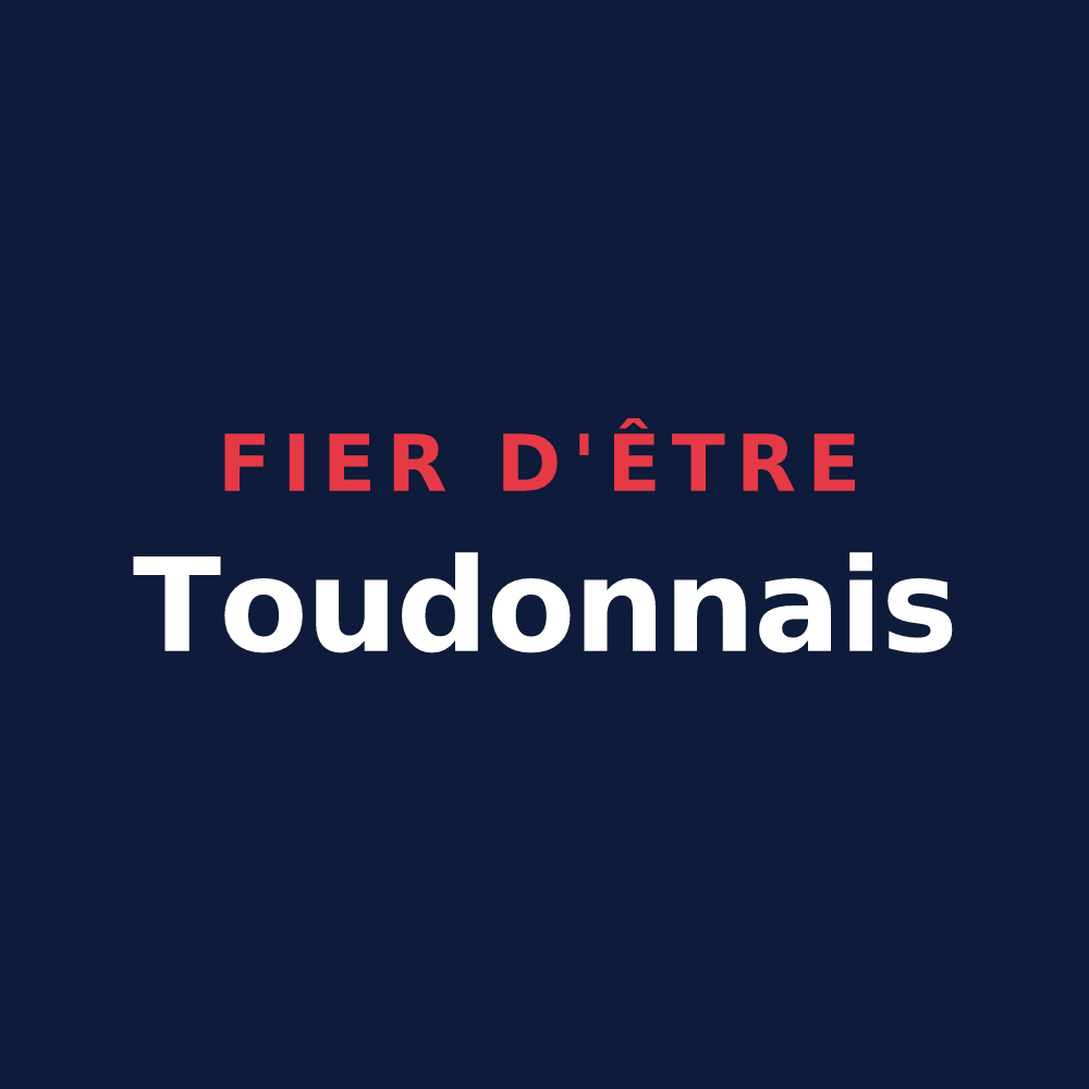 T-shirt « Fier d'être Toudonnais » — design pour Toudon