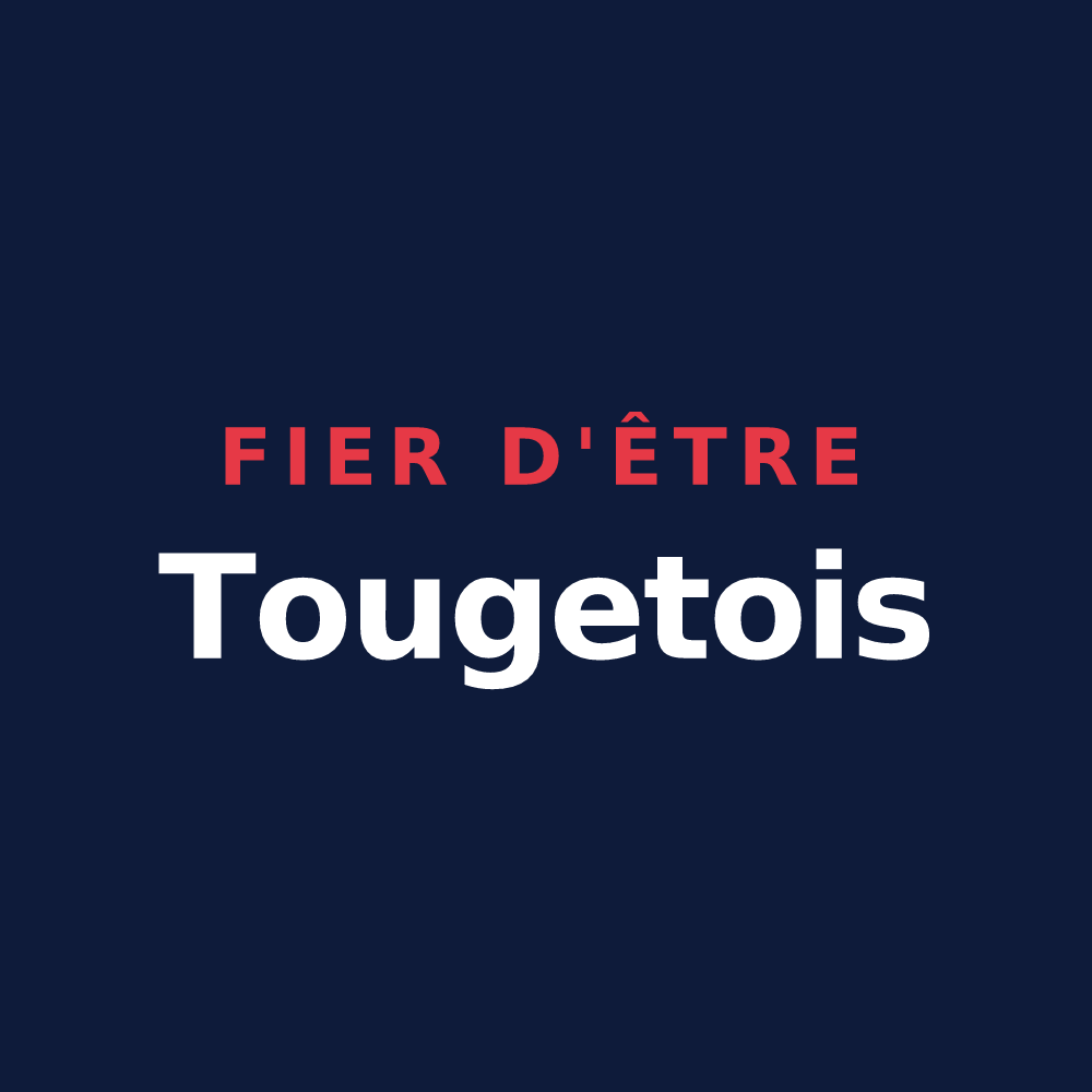 T-shirt « Fier d'être Tougetois » — design pour Touget