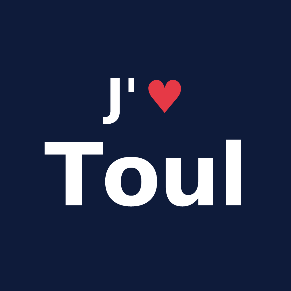 T-shirt personnalisé Toul — design « J'aime Toul » imprimé sur le t-shirt