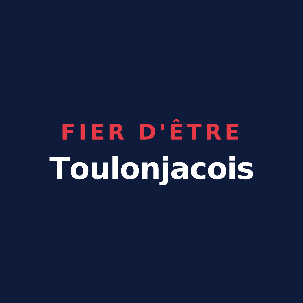 T-shirt « Fier d'être Toulonjacois » — design pour Toulonjac