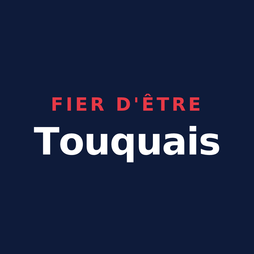 T-shirt « Fier d'être Touquais » — design pour Touques