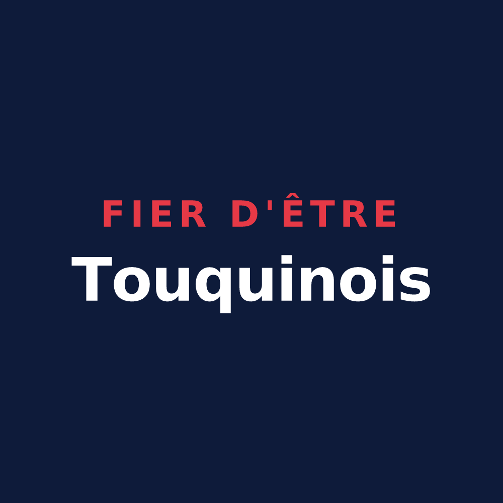 T-shirt « Fier d'être Touquinois » — design pour Touquin