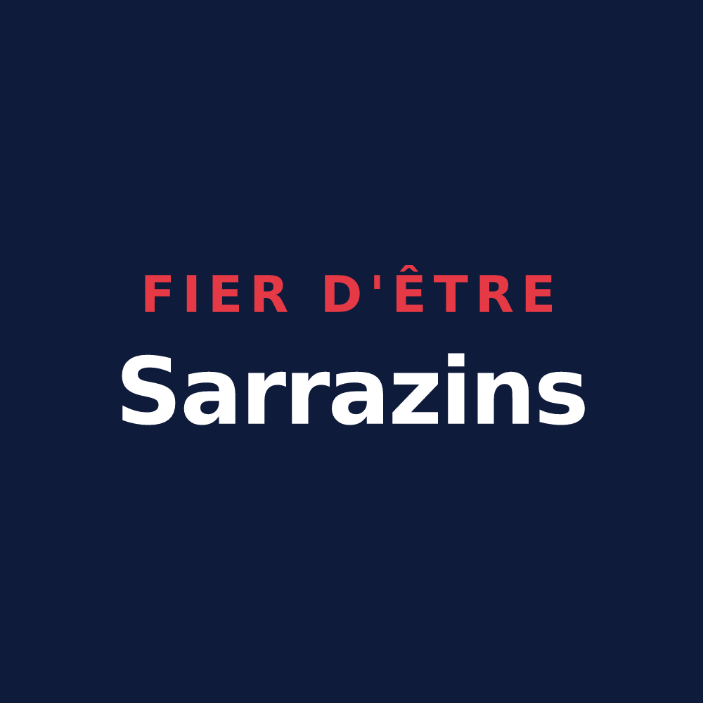 T-shirt « Fier d'être Sarrazins » — design pour Tournehem-sur-la-Hem