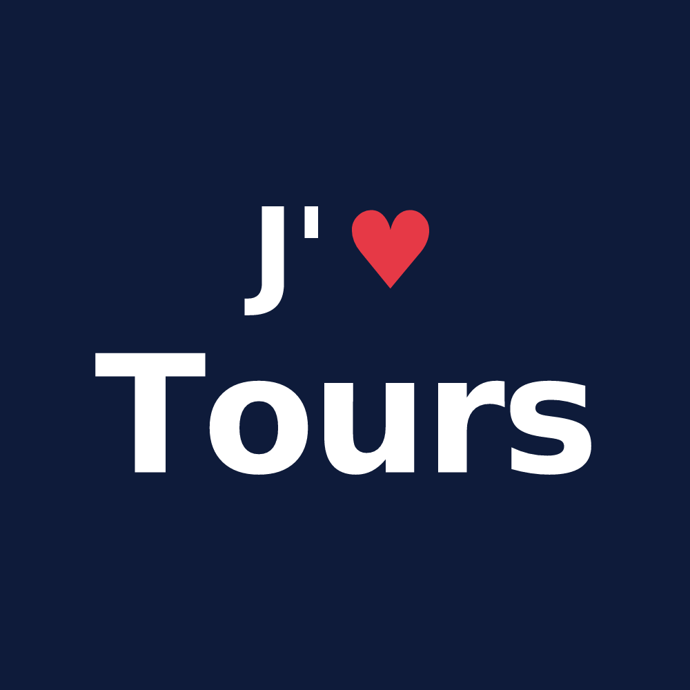 T-shirt personnalisé Tours — design J'aime Tours