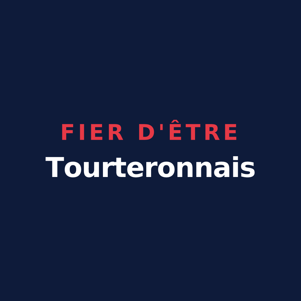 T-shirt « Fier d'être Tourteronnais » — design pour Tourteron