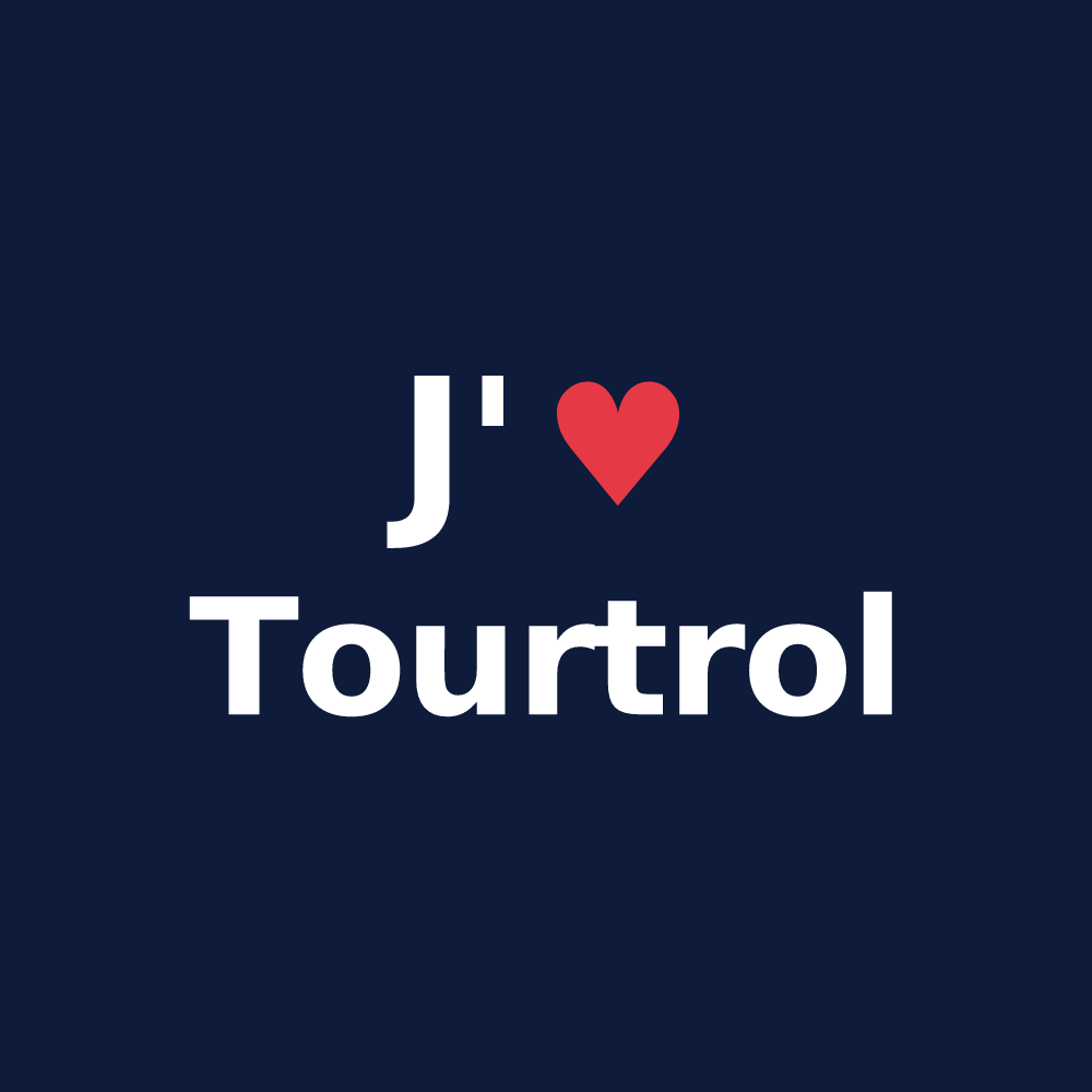 T-shirt personnalisé Tourtrol — design J'aime Tourtrol