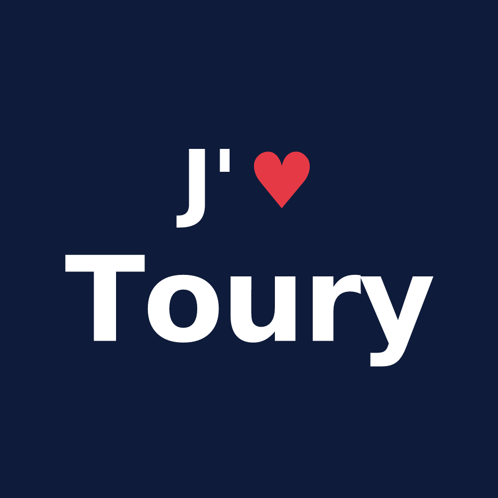T-shirt personnalisé Toury — design J'aime Toury