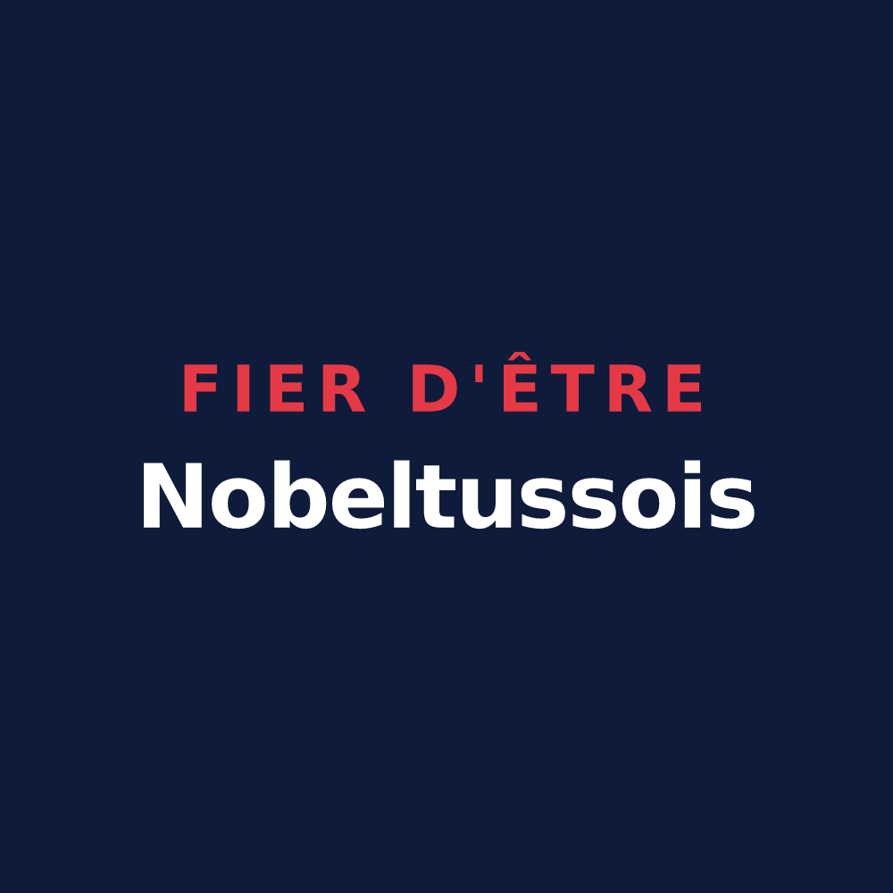 T-shirt « Fier d'être Nobeltussois » — design pour Toussus-le-Noble