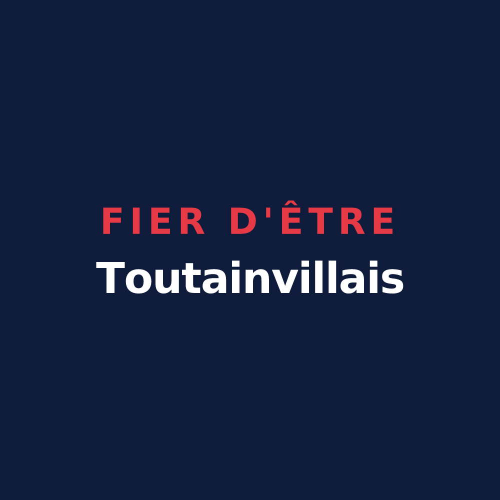 T-shirt « Fier d'être Toutainvillais » — design pour Toutainville