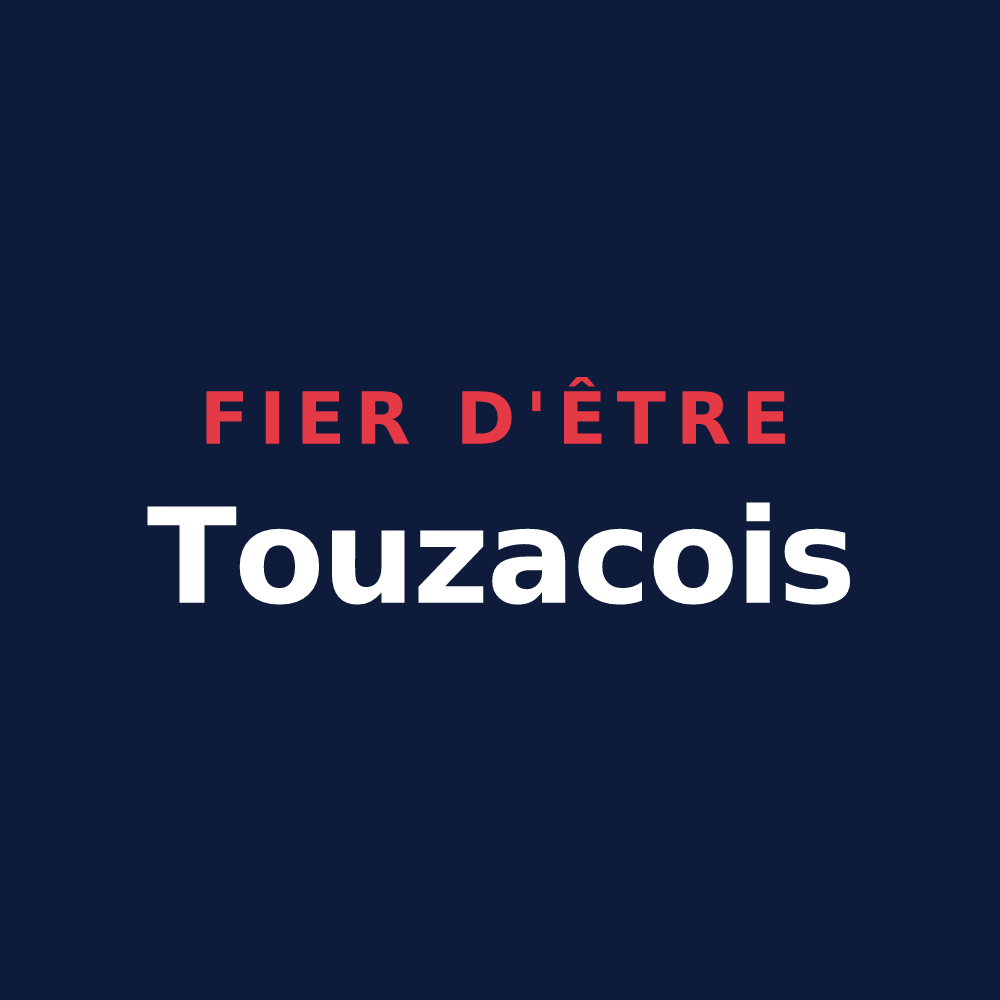 T-shirt « Fier d'être Touzacois » — design pour Touzac