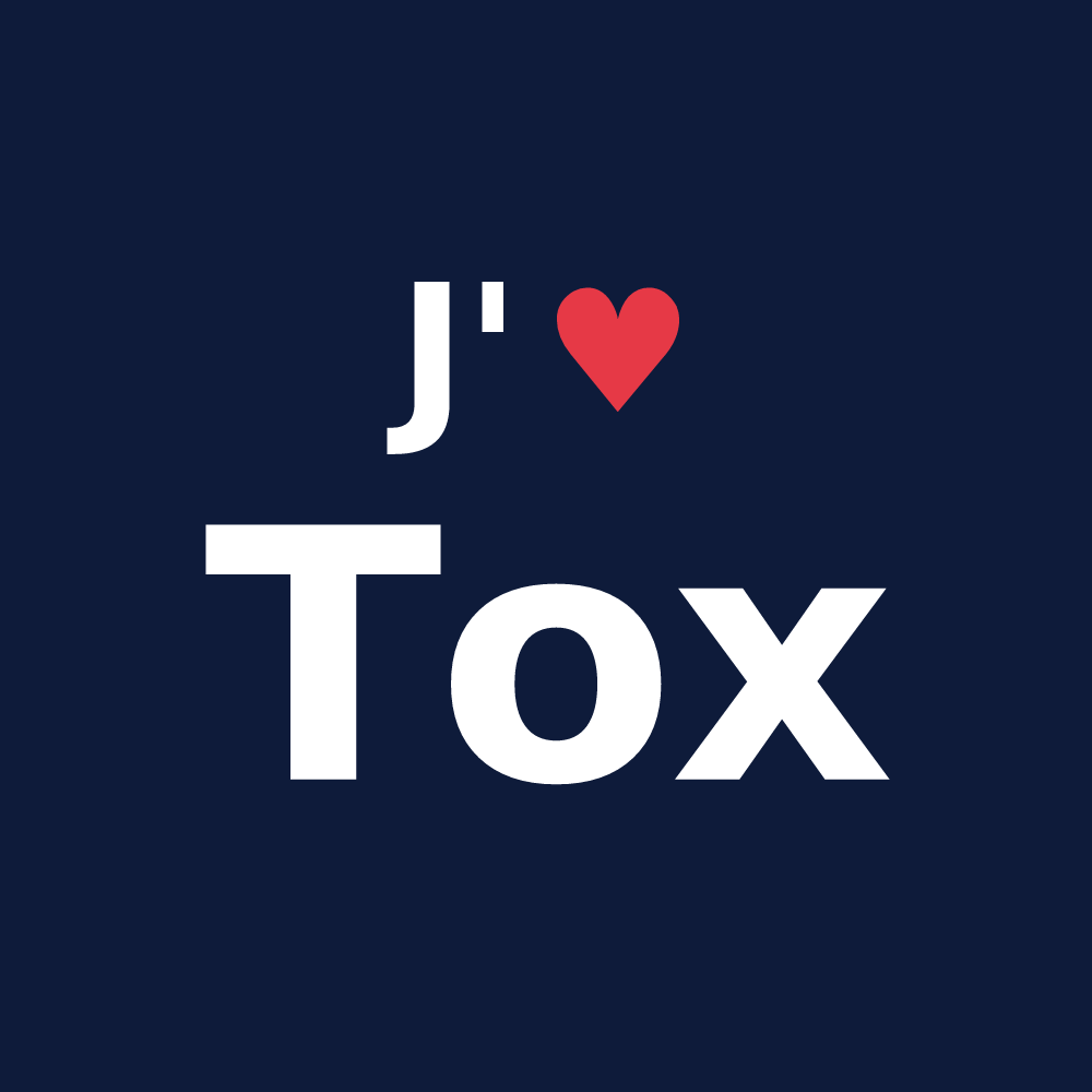 T-shirt personnalisé Tox — design J'aime Tox