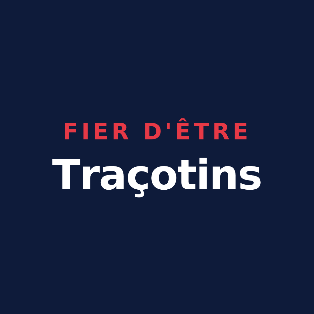 T-shirt « Fier d'être Traçotins » — design pour Tracy-le-Mont