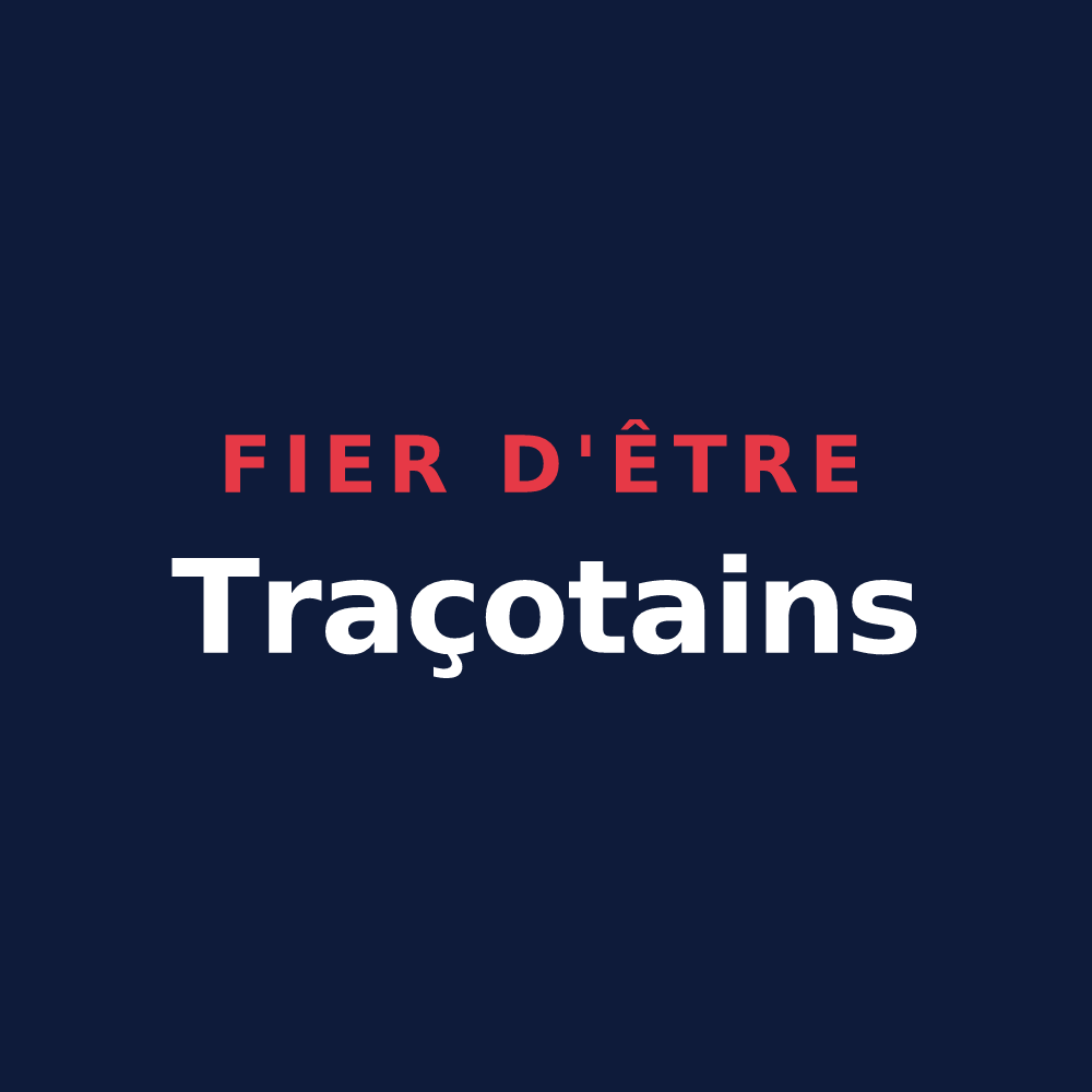 T-shirt « Fier d'être Traçotains » — design pour Tracy-le-Val