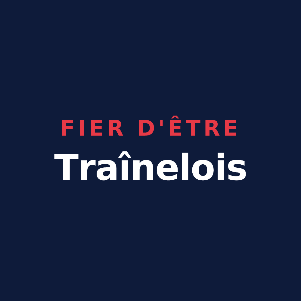 T-shirt « Fier d'être Traînelois » — design pour Traînel