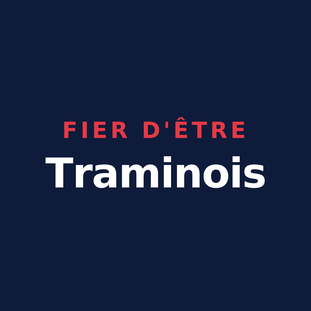 T-shirt « Fier d'être Traminois » — design pour Tramain