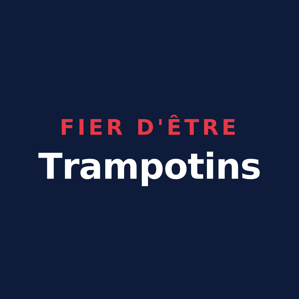 T-shirt « Fier d'être Trampotins » — design pour Trampot