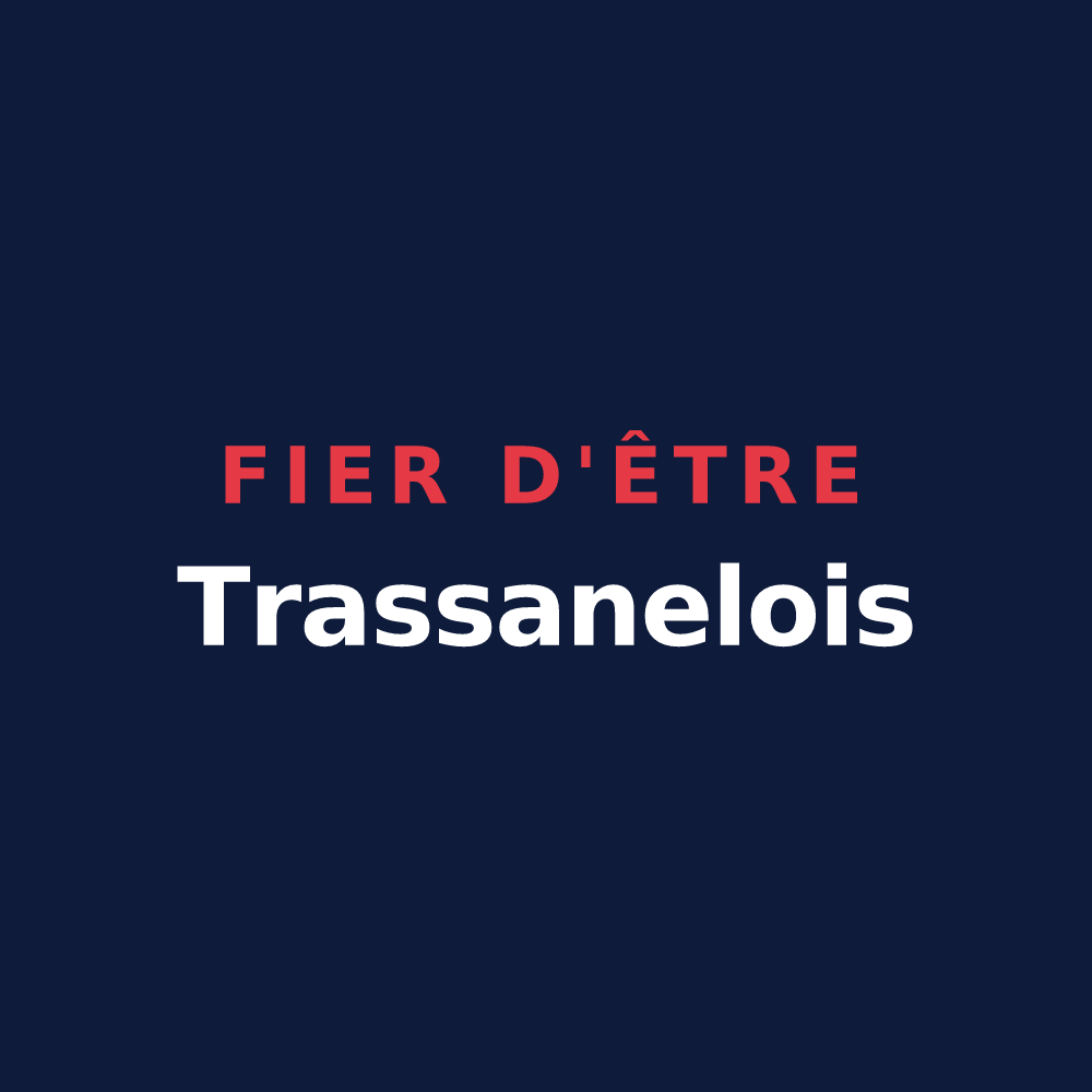 T-shirt « Fier d'être Trassanelois » — design pour Trassanel