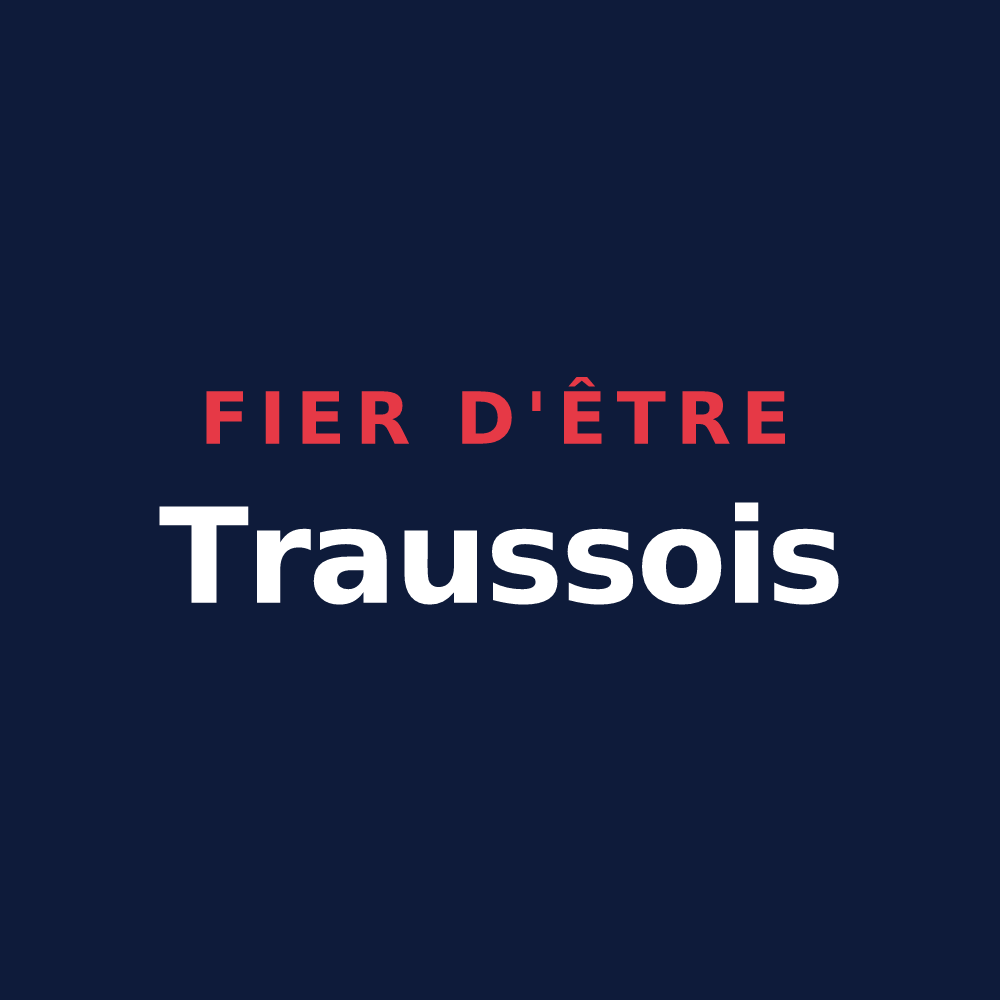 T-shirt « Fier d'être Traussois » — design pour Trausse