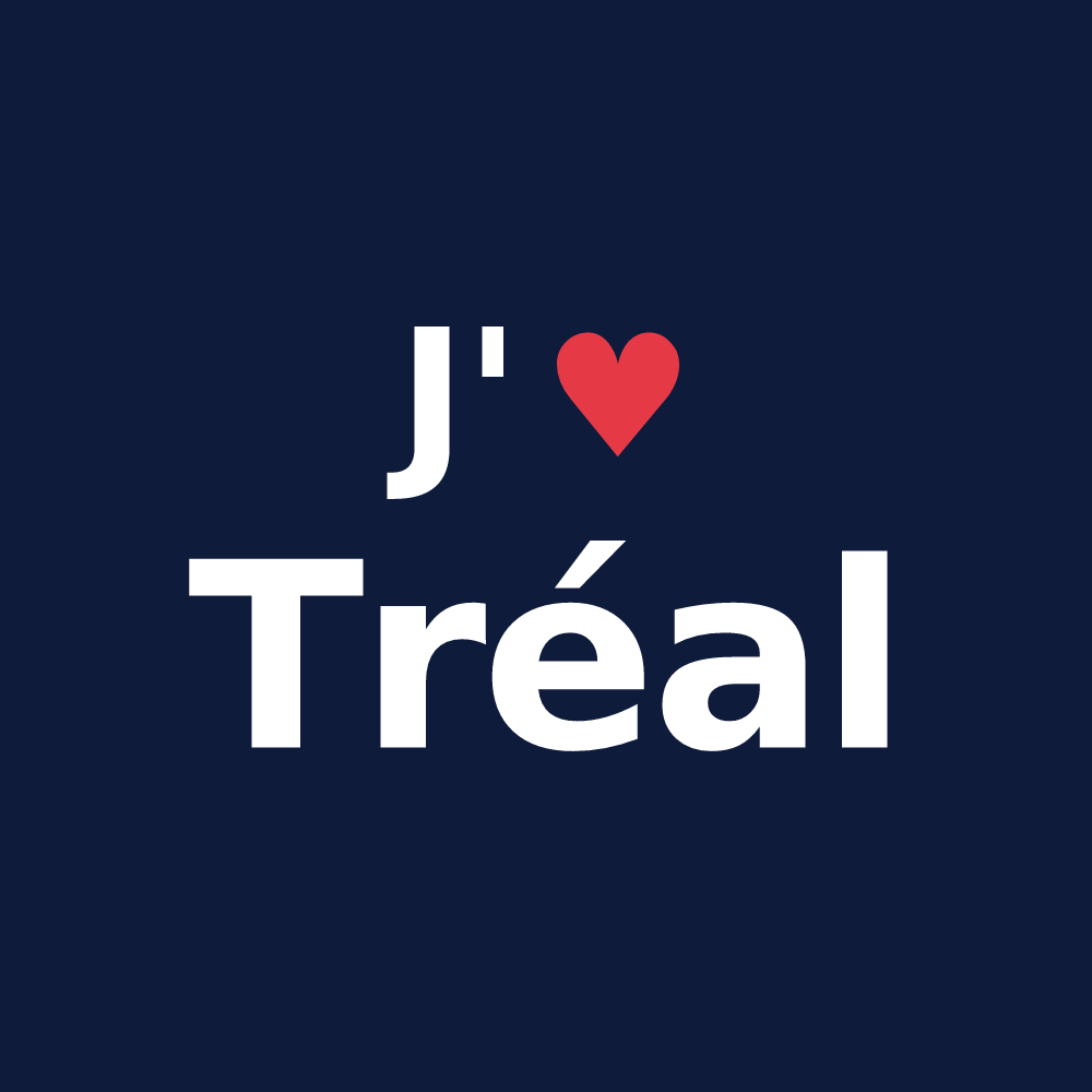 T-shirt personnalisé Tréal — design J'aime Tréal