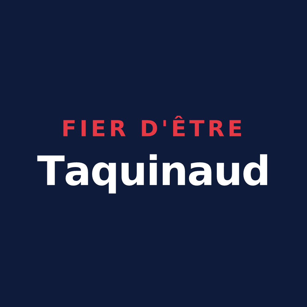 T-shirt « Fier d'être Taquinaud » — design pour Tréclun