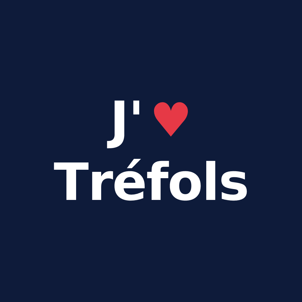 T-shirt personnalisé Tréfols — design J'aime Tréfols
