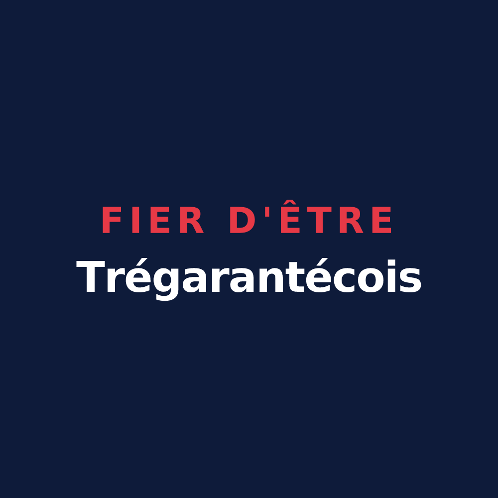 T-shirt « Fier d'être Trégarantécois » — design pour Trégarantec