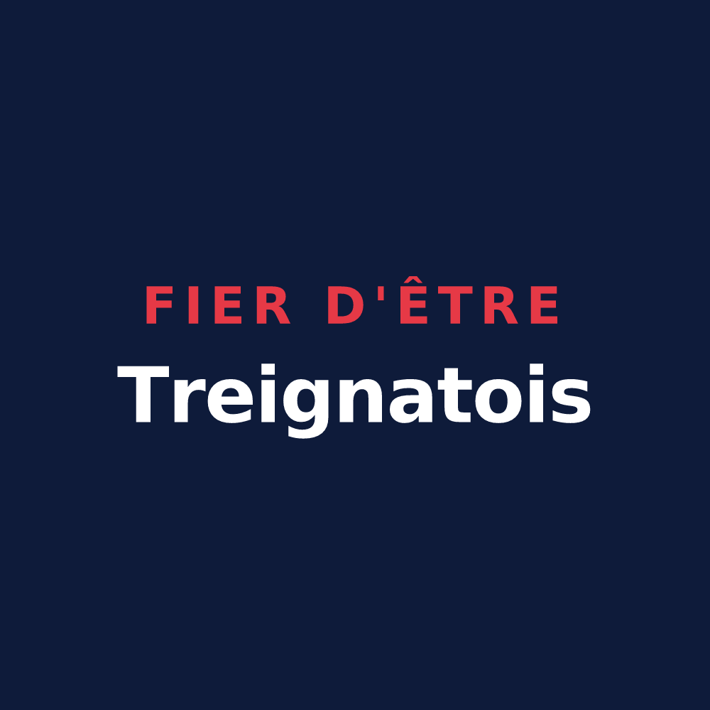 T-shirt « Fier d'être Treignatois » — design pour Treignat