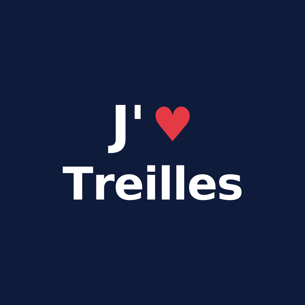 T-shirt personnalisé Treilles — design J'aime Treilles