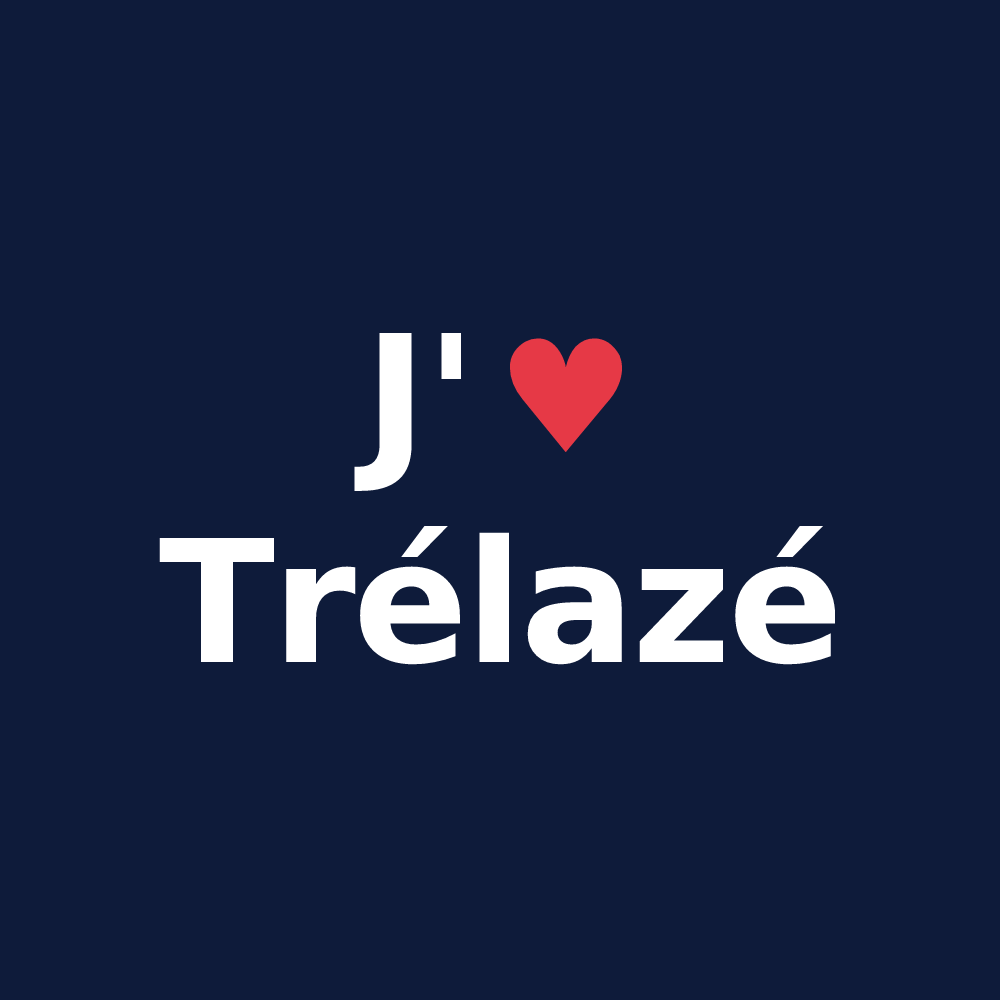 T-shirt personnalisé Trélazé — design J'aime Trélazé