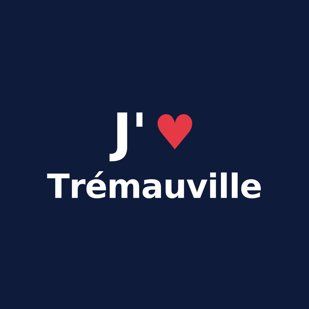 T-shirt personnalisé Trémauville — design J'aime Trémauville