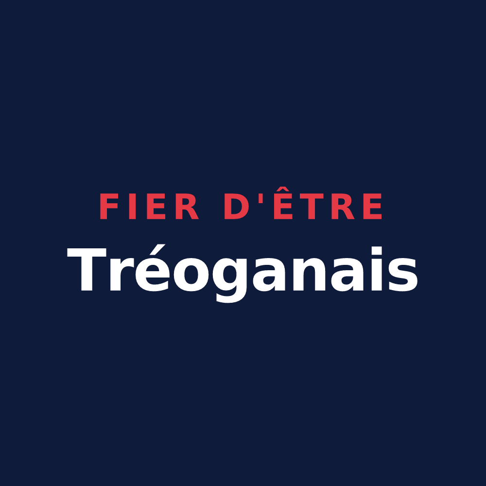T-shirt « Fier d'être Tréoganais » — design pour Tréogan