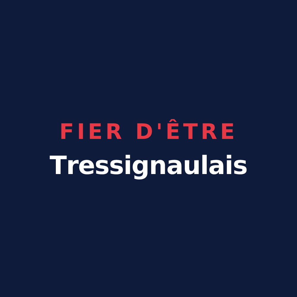 T-shirt « Fier d'être Tressignaulais » — design pour Tressignaux