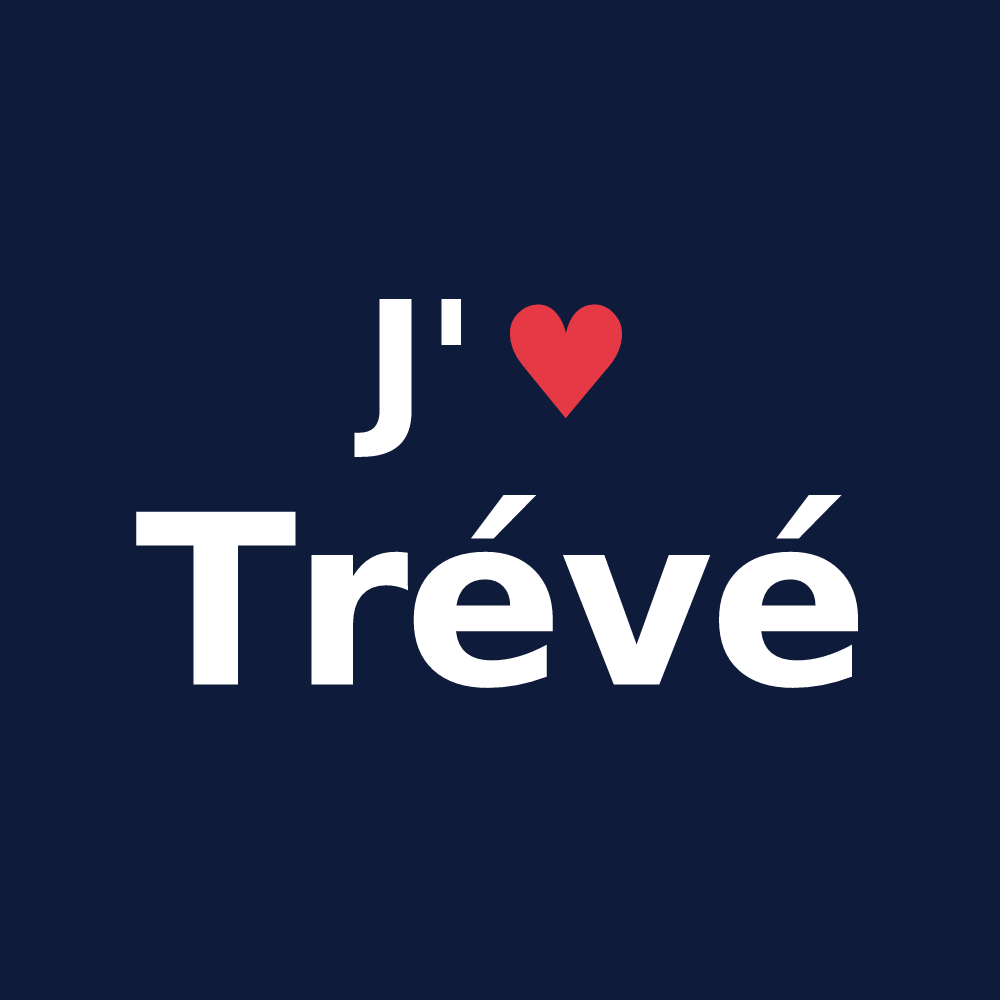 T-shirt personnalisé Trévé — design J'aime Trévé