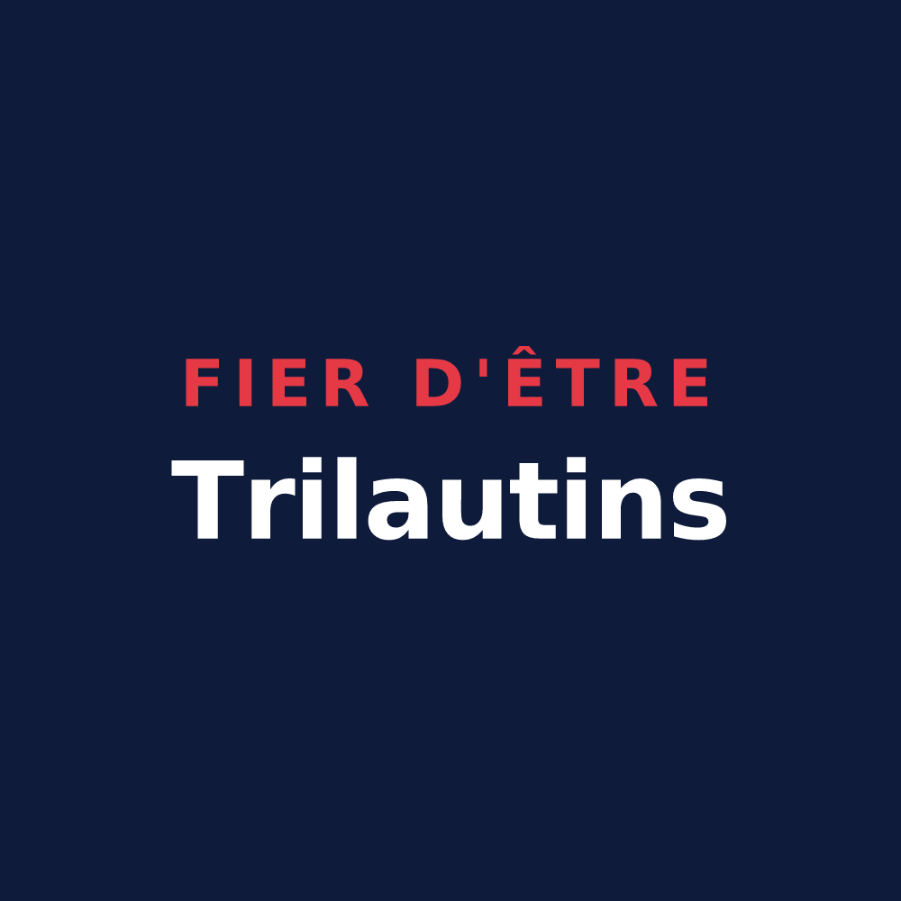 T-shirt « Fier d'être Trilautins » — design pour Triac-Lautrait