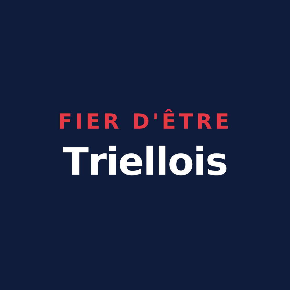 T-shirt « Fier d'être Triellois » — design pour Triel-sur-Seine