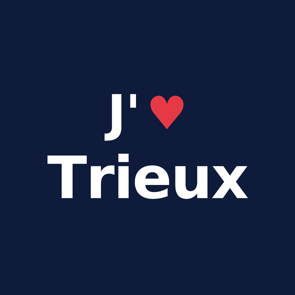 T-shirt personnalisé Trieux — design J'aime Trieux