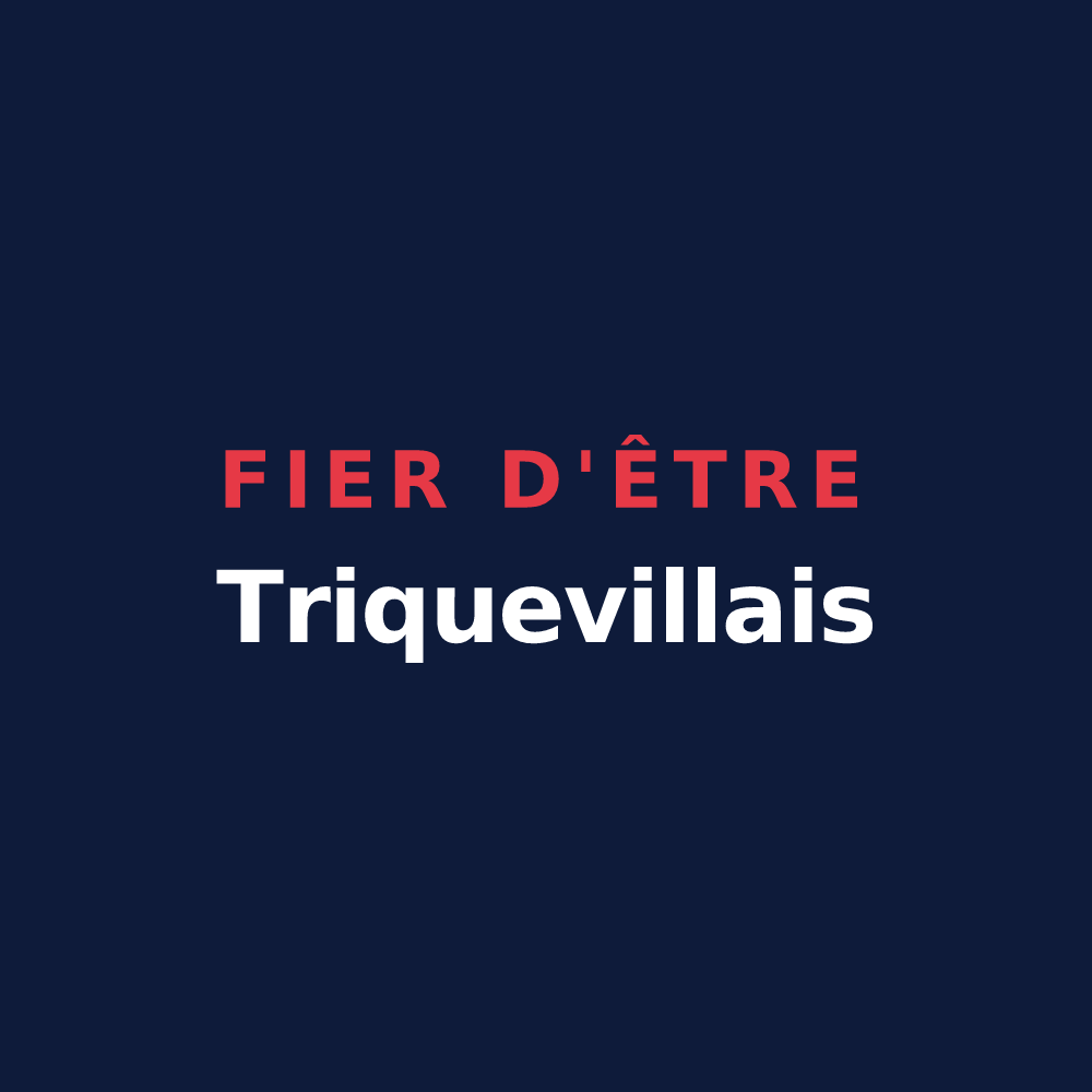 T-shirt « Fier d'être Triquevillais » — design pour Triqueville