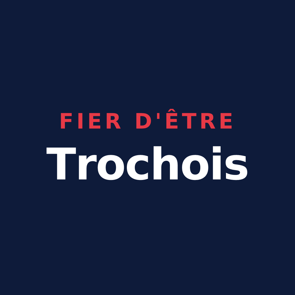 T-shirt « Fier d'être Trochois » — design pour Troche