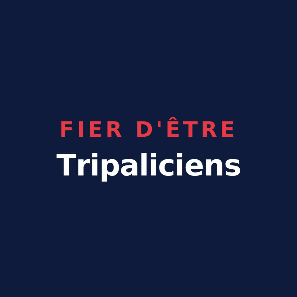 T-shirt « Fier d'être Tripaliciens » — design pour Trois-Palis