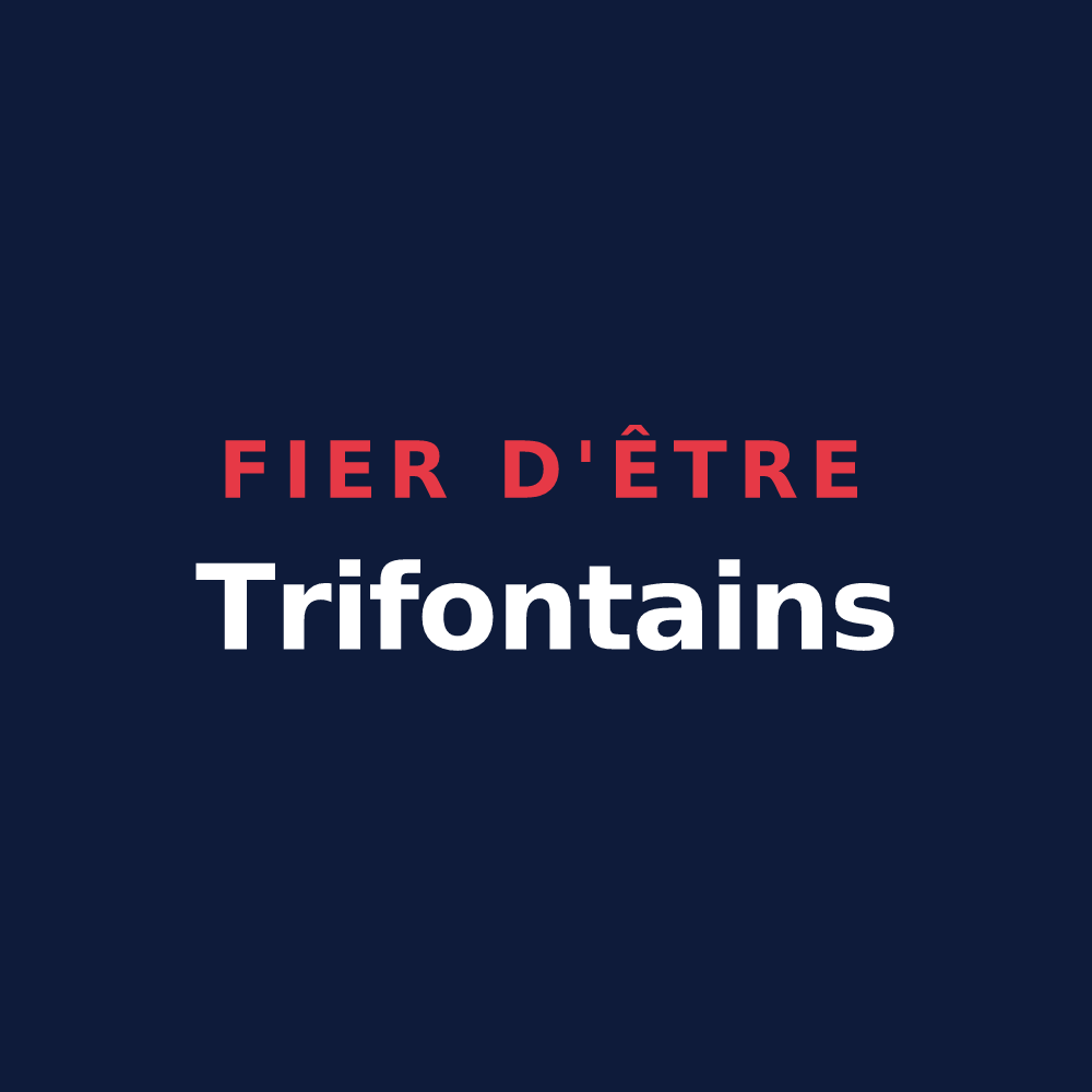 T-shirt « Fier d'être Trifontains » — design pour Troisfontaines