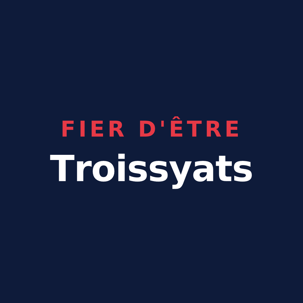 T-shirt « Fier d'être Troissyats » — design pour Troissy