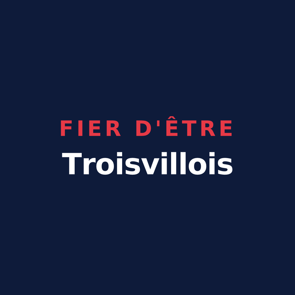 T-shirt « Fier d'être Troisvillois » — design pour Troisvilles