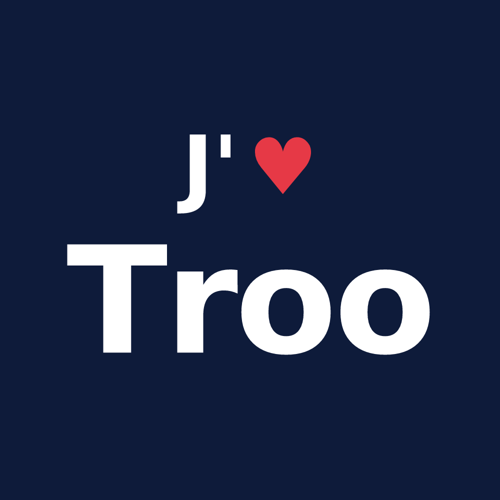 T-shirt personnalisé Troo — design J'aime Troo