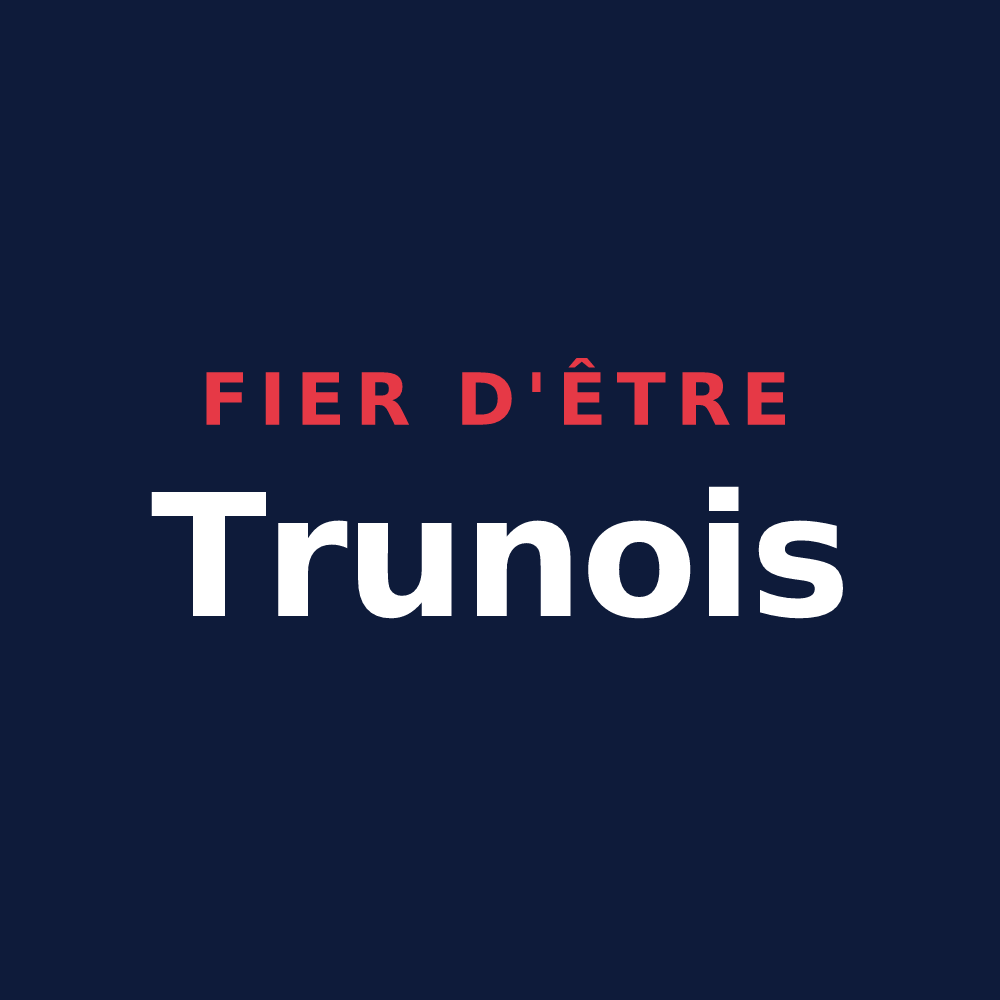 T-shirt « Fier d'être Trunois » — design pour Trun