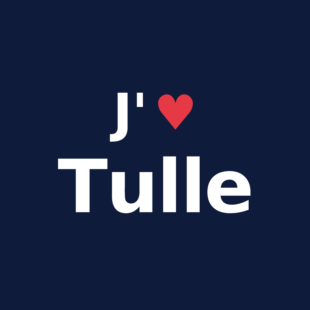 T-shirt personnalisé Tulle — design J'aime Tulle